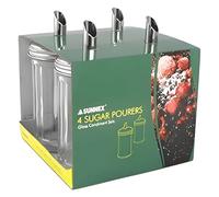 Zodiac CC033-4 Glass Sugar Pourers (Pack of 4)