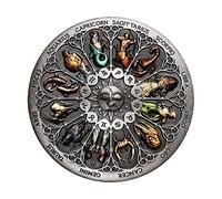 Zodiac Coin Twelve Sun God Commemorative Badge Coin Craft Collection Coin