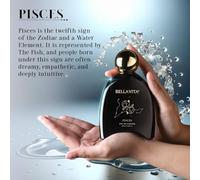 Zodiac Collection Pisces EDP Unisex Lemon, Rose Woody Premium Long Lasting Fragrance Perfume for Men and Women, 100ml