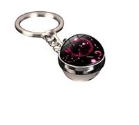 Zodiac Constellation Glow in the Dark Keychain - Personalized Horoscope Gift for Men & Women - Unique Star Sign Accessories for Keys, Bag, Backpack (All 12 Astrology Signs) (Scorpio)