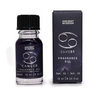 Zodiac Fragrance Oils Gift Set with Bracelet & Secret Message - Astrology-Inspired Aromatherapy Oils for Oil Burners & Diffusers - 12 Star Sign Scents (Cancer)