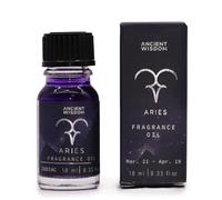 Zodiac Fragrance Oils Gift Set with Bracelet & Secret Message - Astrology-Inspired Aromatherapy Oils for Oil Burners & Diffusers - 12 Star Sign Scents (Aries)