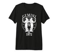Zodiac Gemini Twins Born in 1972 Premium T-Shirt