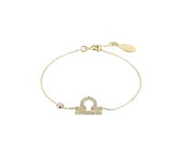 Zodiac Horoscope Star Sign Bracelet Libra Latelita Gold One Size