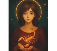 Zodiac Journal - Scorpio Starlight: A writing space for exploring thoughts, goals, and personal insights