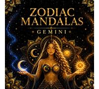 Zodiac Mandalas: Gemini: A Gemini Coloring Book Featuring Mystical Women, Elegant Mandalas, Celestial Beauty, and Relaxing Designs for Adults
