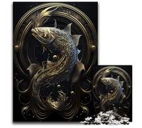 Zodiac Pisces 1000 Piece Puzzle Jigsaw Puzzles for Adults for Teenager & Families Perfect DIY Decor & BrainTeasing Challenge 1000 PCS(38x26cm)