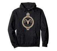Zodiac Ram Constellation Territory Celestial Sky Pioneer Pullover Hoodie