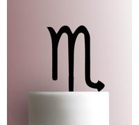 Zodiac ? Scorpio SymbolAcrylic Cake Topper 3mm Thick Premium Laser Cut Cake Decoration for Birthday, Wedding, Baby Shower & Party Cakes Durable Reusable