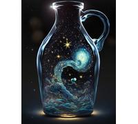 Zodiac Sign: Aquarius Puzzles 120 Piece Jigsaw Puzzle for Adults | Zodiac Sign Puzzles Letters on The Back, Challenging and Fun Activity, for Puzzle Lovers(8x10inch)