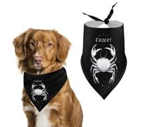 Zodiac Sign C-ancer Bandanas for Dogs Triangle Pet Bibs Washable Dog/Cat Scarf Pets Accessories