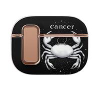 Zodiac Sign C-ancer Compatible with Airpod Pro 1/2 Case PC Scratch-Resistant Drop-Proof Protective Cover with Secure Buckle