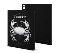Zodiac Sign C-ancer Funny Tablet Case Compatible with IPAD Pro 2020 （11in）/2020 （10.2in）/2020 AIR 4 （10.9in）/Pro 2021 （11in）/Air4/Air5 （10.9in） Personality Protective Cover with Pen Slot