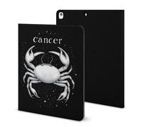 Zodiac Sign C-ancer Funny Tablet Case Compatible with IPAD Pro 2020 （11in）/2020 （10.2in）/2020 AIR 4 （10.9in）/Pro 2021 （11in）/Air4/Air5 （10.9in） Personality Protective Cover with Pen Slot