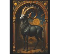 Zodiac Sign Capricorn Black Goat Journal Ruled by Saturn: Astrology Lined Notebook for Astrologers and Horoscope Notes