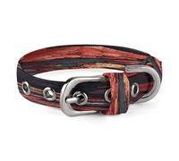 Zodiac Sign Chicken Pet Collar Oxford Adjustable Safety Dog Collars Cute Outdoor Training Pet Collars Easy Clean Floral Print Puppy Collar for City Pet Owners