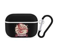 Zodiac Sign Scorpio Earphone Case PC Bluetooth Earbud Cove Headphone Cases Compatible with Airpods Pro White-style