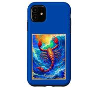 Zodiac Sign Scorpio Emerging from Deep Waters Case for iPhone 11