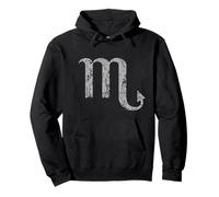 Zodiac Sign Scorpio (Vintage Gray) Scorpio Pullover Hoodie