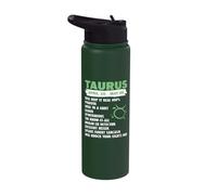 Zodiac Sign Taurus Stainless Steel Insulated Water Bottle