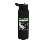 Zodiac Sign Taurus Stainless Steel Insulated Water Bottle