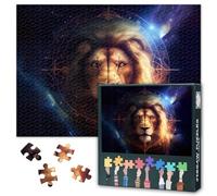 Zodiac Signs Jigsaw Puzzles Confident and Fearless Leo Picture Puzzle for Adults 1000 Pieces, Constellation Impossible Challenging Puzzles, 19.5 x 27.5 Inch
