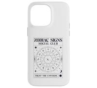 Zodiac Signs Social Club Trust The Universe (Stars Graphic) Case for iPhone 14 Pro Max