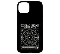 Zodiac Signs Social Club Trust The Universe (Stars Graphic) Case for iPhone 15 Plus