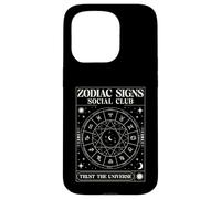 Zodiac Signs Social Club Trust The Universe (Stars Graphic) Case for iPhone 15 Pro
