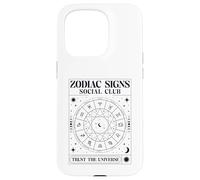 Zodiac Signs Social Club Trust The Universe (Stars Graphic) Case for iPhone 15 Pro