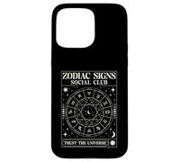 Zodiac Signs Social Club Trust The Universe (Stars Graphic) Case for iPhone 15 Pro Max