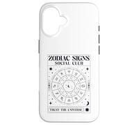 Zodiac Signs Social Club Trust The Universe (Stars Graphic) Case for iPhone 16