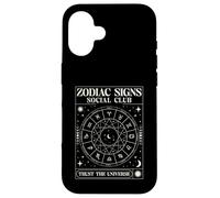 Zodiac Signs Social Club Trust The Universe (Stars Graphic) Case for iPhone 16