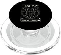 Zodiac Signs Social Club Trust The Universe (Stars Graphic) PopSockets PopGrip for MagSafe