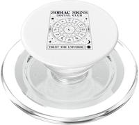 Zodiac Signs Social Club Trust The Universe (Stars Graphic) PopSockets PopGrip for MagSafe