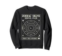 Zodiac Signs Social Club Trust The Universe (Stars Graphic) Sweatshirt