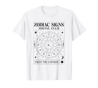 Zodiac Signs Social Club Trust The Universe (Stars Graphic) T-Shirt