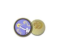 Zodiac Star Sign Pin Badge Collection - Aries, Cancer, Scorpio, Taurus, Virgo, Pisces, Gemini, Leo (GEMINI)