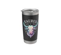 Zodiac Taurus Bull Stainless Steel Insulated Tumbler