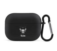 Zodiac Taurus Compatible with Airpod Pro Case TPU Scratch-Resistant Drop-Proof Protective Cover with Keychain