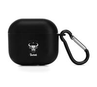 Zodiac Taurus Compatible with Airpods 4 Case TPU Scratch-Resistant Drop-Proof Protective Cover with Keychain