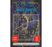 Zodiac Word Search Puzzle Book: Engaging Word Hunts with Large Print | 6x9 inches, 110 pages | Over 50 Puzzles … Great Gift for Travel, Holidays, and Leisure Time