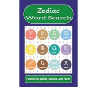Zodiac Word Search: Word searches with easy to read print about zodiac, horoscopes, stats, and more