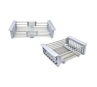 Haven Retractable Kitchen Sink Basket Shelf - Grey