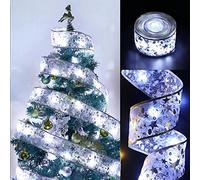 Zodight Christmas Fairy Lights - Shining Ribbon LED Lights for Tree, Outdoor, Weddings (5m)