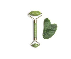 Zoë Ayla Jade Roller and Gua Sha Set