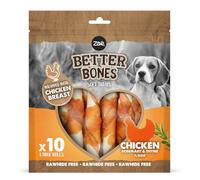 Zoe Better Bones, Rawhide-Free, Wrapped Dog Treats, Chicken Flavour 1x10pcs