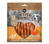 Zoë Better Bones Soft Dog Treat Chews, Pouch of Rawhide-Free, Chicken-