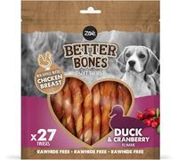Zoë Better Bones Soft Dog Treat Chews, Pouch of Rawhide-Free, Chicken-Wrapped