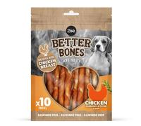 Zoë Better Bones Soft Dog Treat Chews Pouch of Rawhide Free Chicken Wrapped